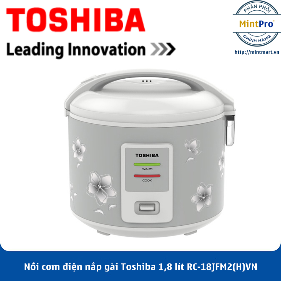 Nồi cơm điện nắp gài toshiba 1,8 lít rc-18jfm2vn - hàng chính hãng