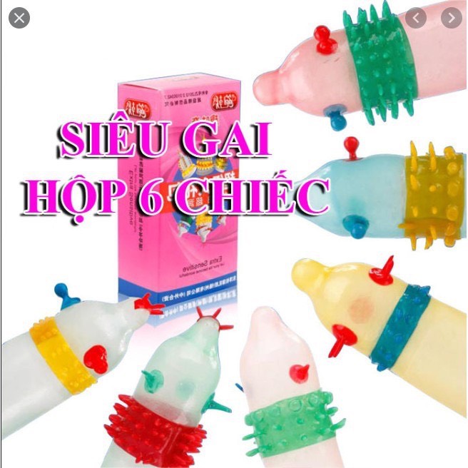 Bao Cao Su Bi + Gân + Gai + râu lớn Cao Cấp Runbo Tăng cảm giác