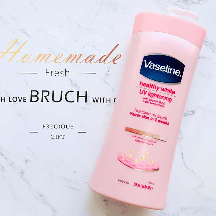 Dưỡng Thể Vaseline Healthy White UV Lightening - 725ml