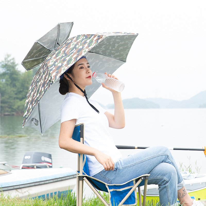 Ô đội đầu đi câu 2 tầng - đội đầu đi câu, đi du lịch, đi chơi,... - đồ câu 247