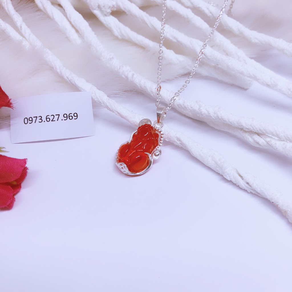 Dây chuyền nghê đủ màu theo mệnh - shop bạc bibi cam kết bạc chuẩn, chất lượng, kèm bảo hành