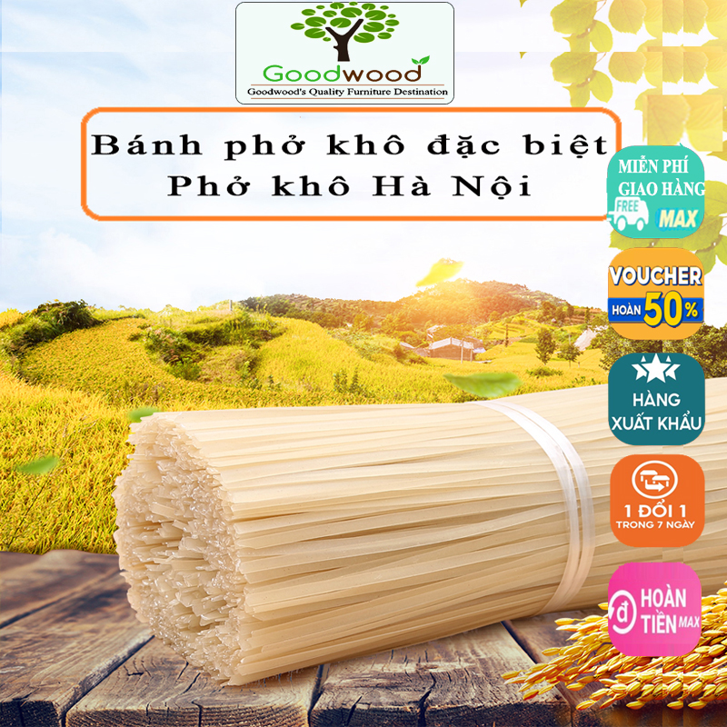 1KG Mì phở gạo sạch khô - Bún Phở Khô, Hủ Tiếu Khô Nhà Làm- Mỳ Phở Gạo Rice Vermicelli Sợi dài khô sạch đảm bảo an toàn