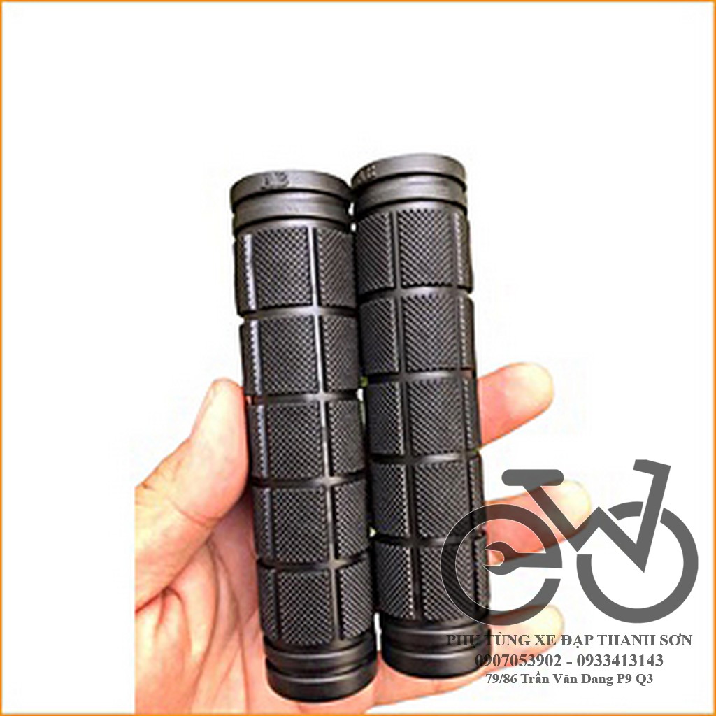 2 tay nắm xe đạp - bọc tay nắm xe đạp - tay cầm ghi đông xe đạp thể thao bằng cao su cao cấp