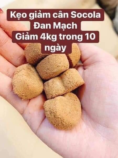 Kẹo socola giảm cân  Đan Mạch  20 viên chính hãng