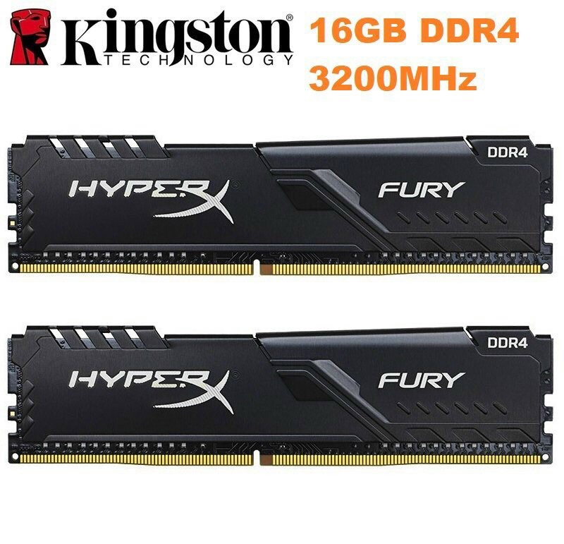 Ram kingston hyperx fury 16gb ddr4 3200mhz - mới bảo hành 36 tháng