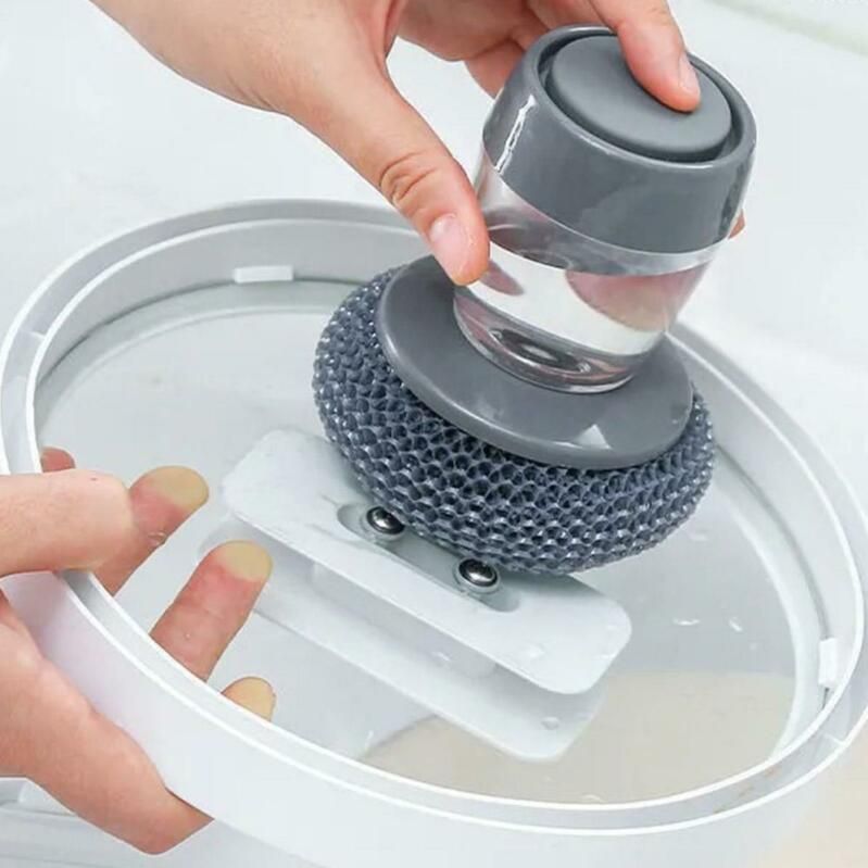 Bùi nhùi cọ rửa xoong nồi có chỗ chưa dầu rửa