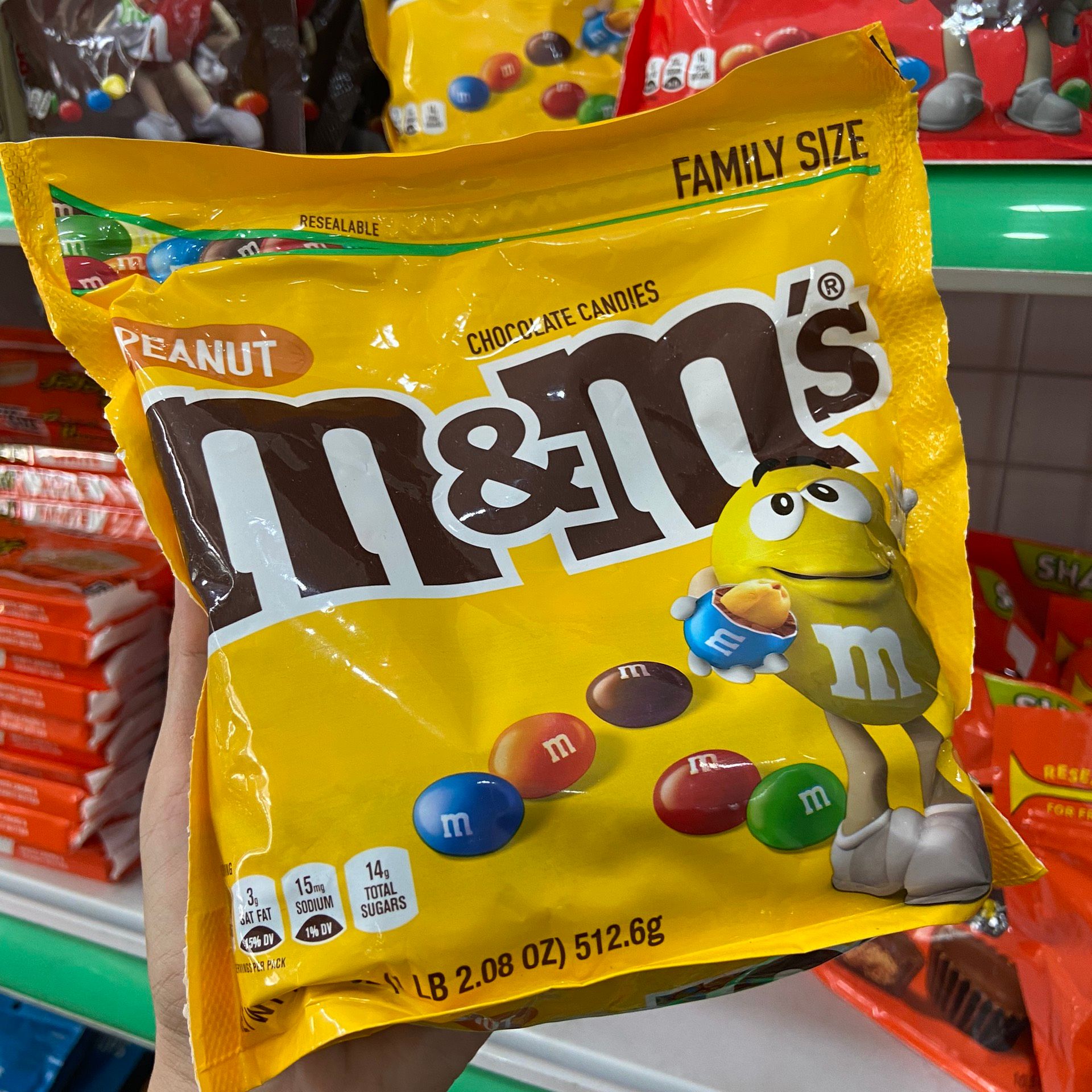 Socola M&M của Mỹ gói 512g