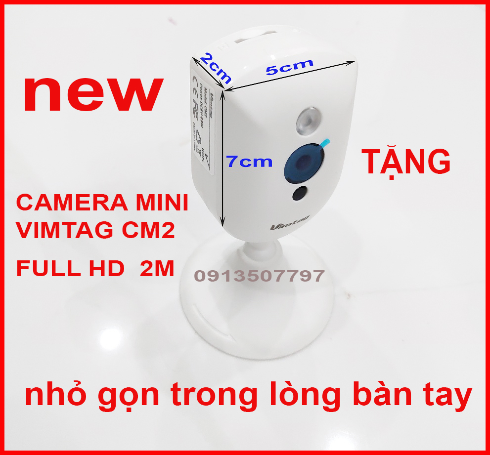 Vimtag cm2 full hd 1080p 2.0 mpx, model 2020