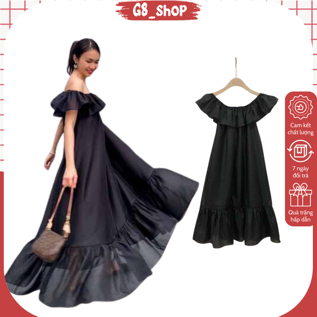 Maxi voan tơ 2 lớp full màu cực xinh, đầm váy nữ đẹp mới hót m66