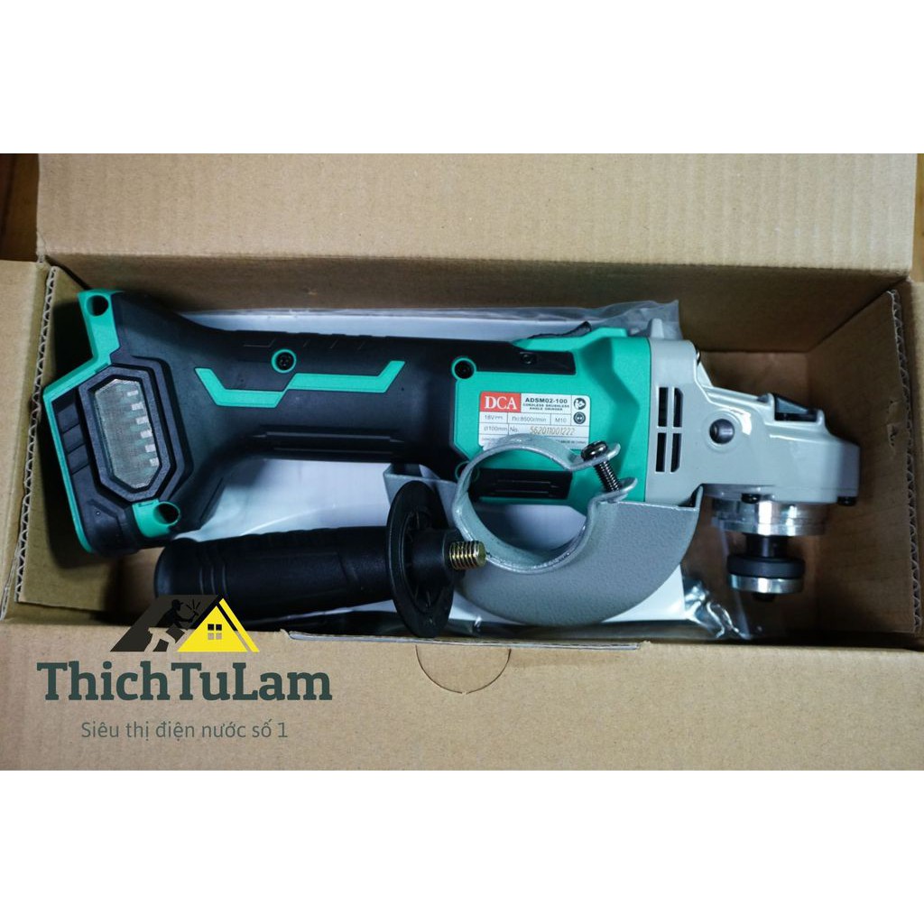 Mới - thân máy mài góc pin 18v dca adsm02-100z chính hãng