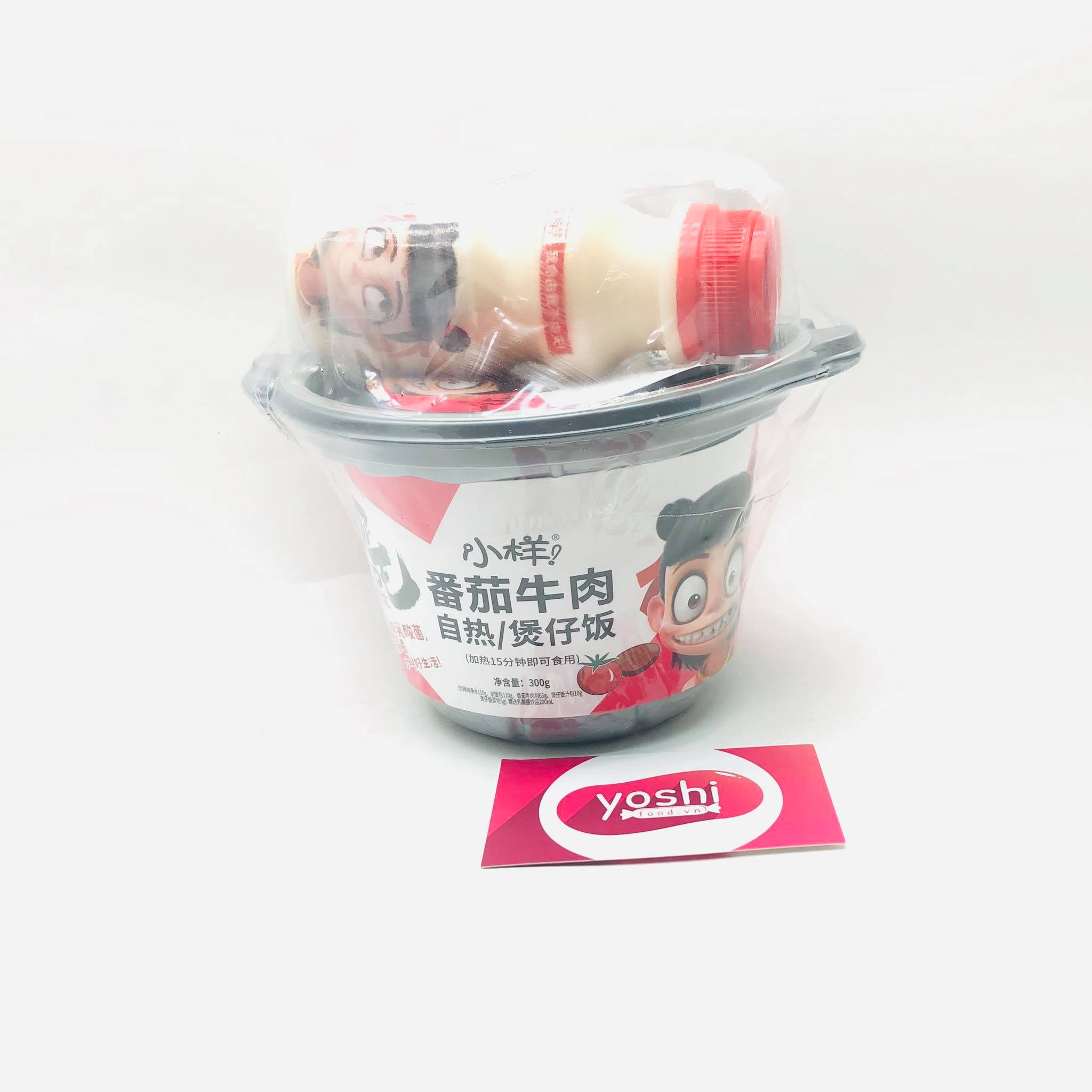 Sẵn - Cơm Tự Sôi Bò Cà Chua - Ăn Vặt Trung Quốc