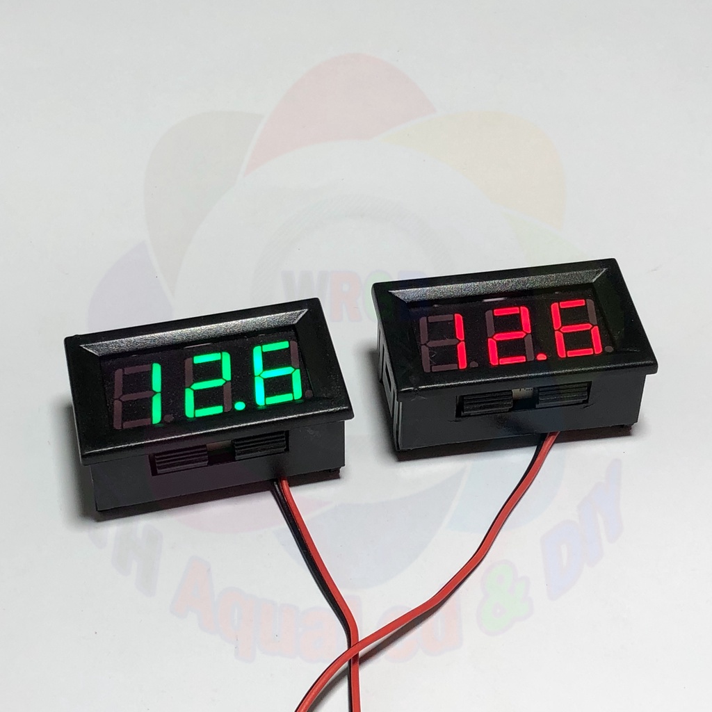 Vôn kế kỹ thuật số 2 dây, đồng hồ đo điện áp dc 4.5-30v