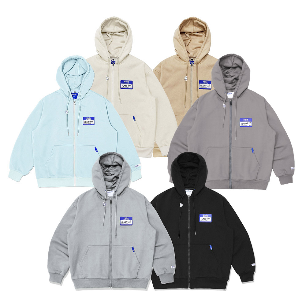 Áo khoác fullzip jacket FEARLESS name tag logo