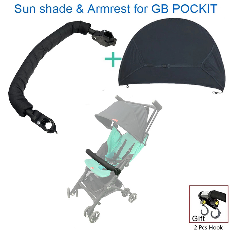 Xe đẩy 1 1 Phụ kiện tay vịn cho GB POCKIT cộng với tay vịn Sun Shade Hook
