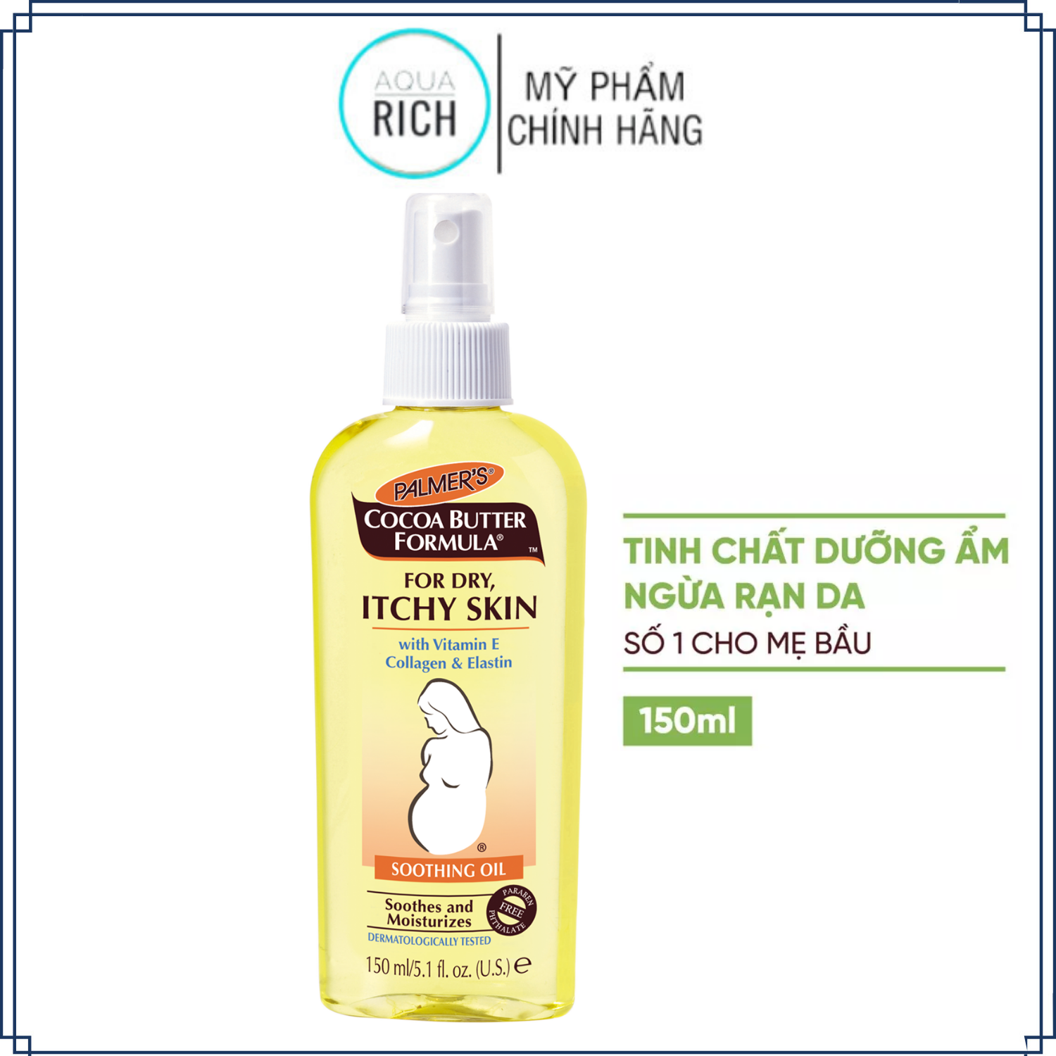 Dầu dành cho da khô và ngứa khi mang thai Palmer's Palmers 150ml