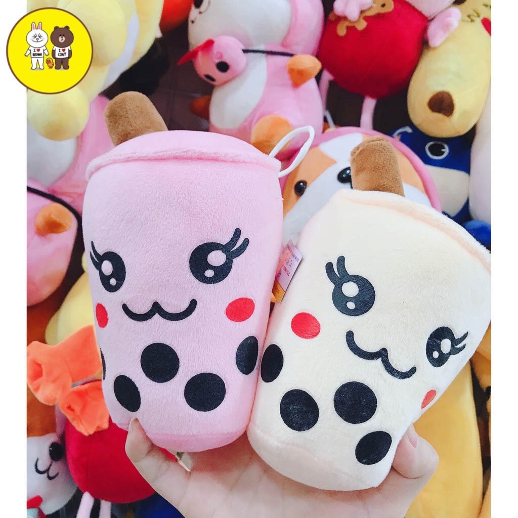 Gấu bông trà sữa SALE siêu cute, chất liệu vải nhung Hàn Quốc size nhỏ – Thú nhồi bông mini nhiều màu dễ thương