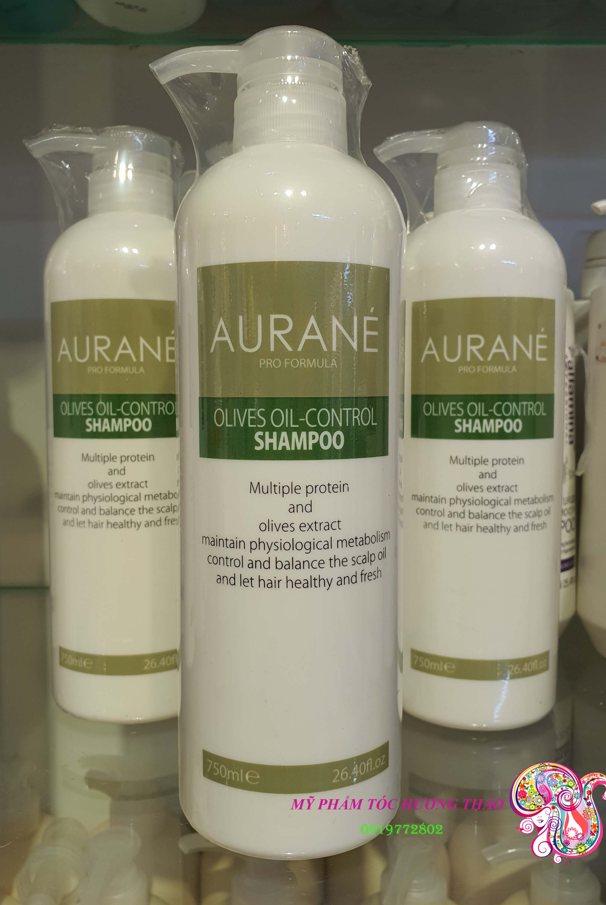[HCM][Chính hãng] [AURANÉ] DẦU GỘI KIỂM SOÁT DẦU AURANE OLIVES OIL - CONTROL SHAMPOO 750ML