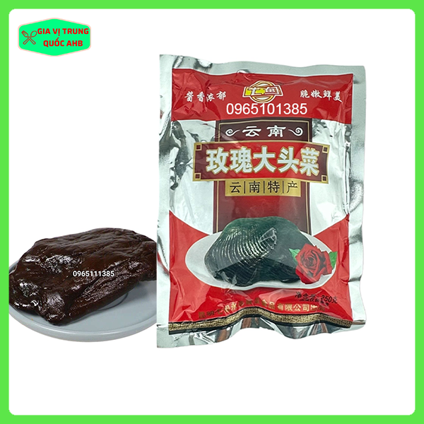 Củ cải ngâm tương, giòn vị mặn 250g