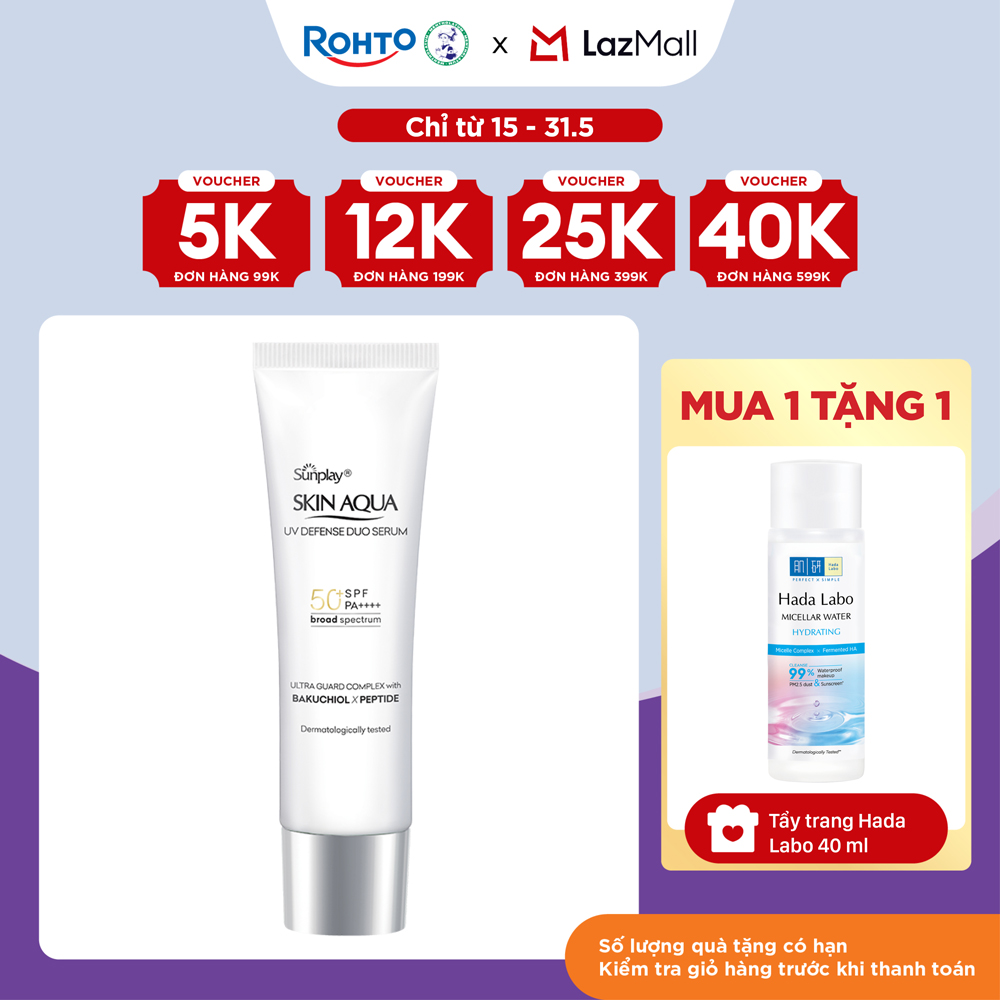 Kem chống nắng dưỡng da chuyên sâu dạng serum Skin Aqua UV Defense Duo Serum 30g