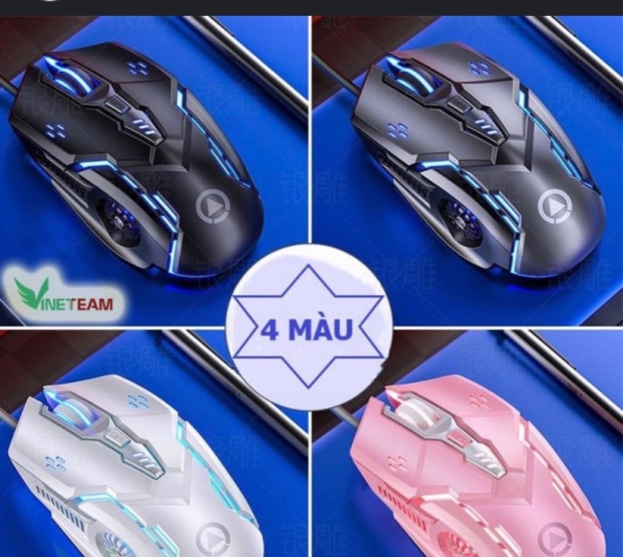 Chuột máy tính chơi game g5 6d led 7 màu đẹp