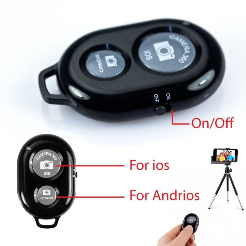 Remote chụp ảnh Bluetooth điều khiển chụp hình từ xa cho điện thoại di động Remote Wireless Bluetooth