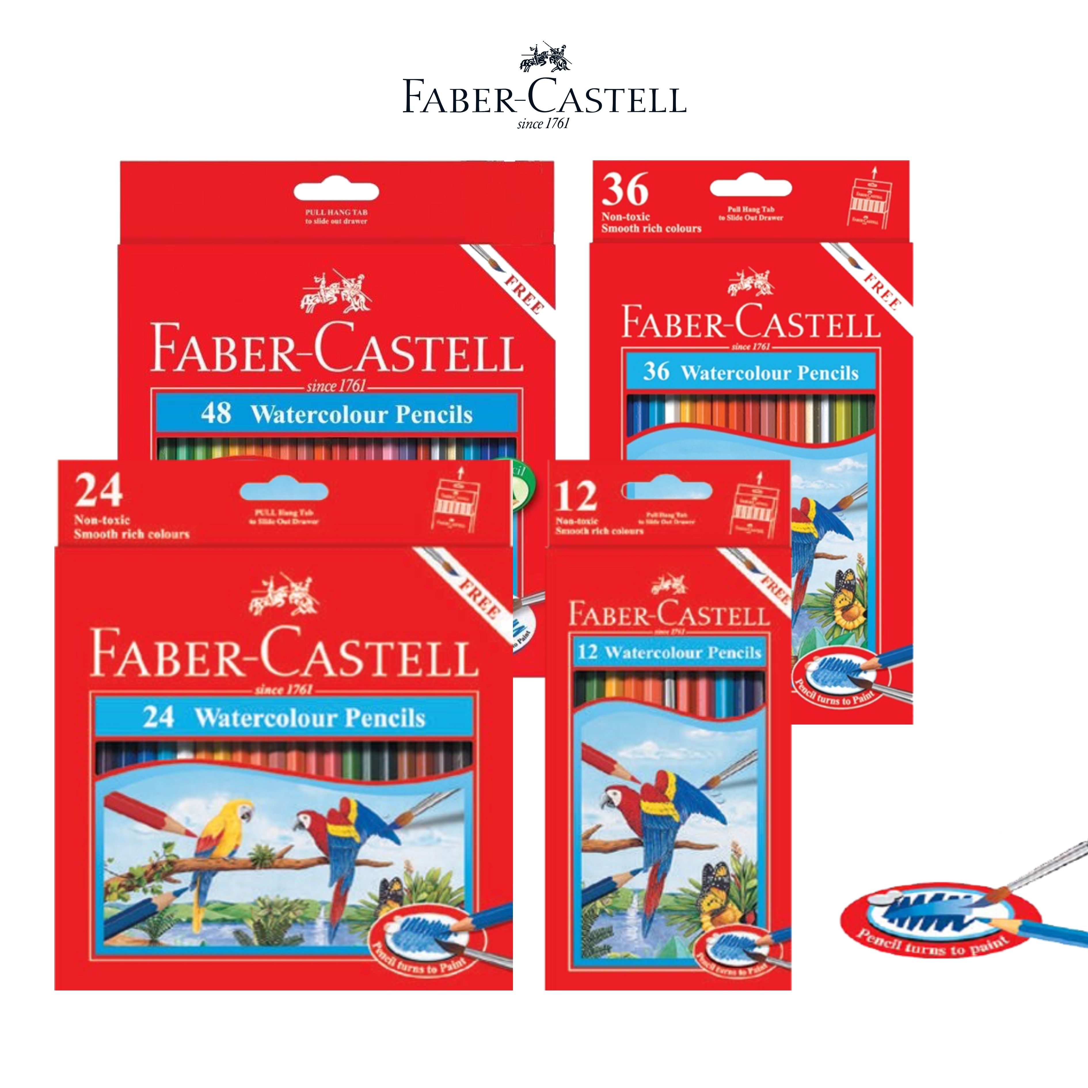 Chì Màu Nước Parrot Faber-Castell