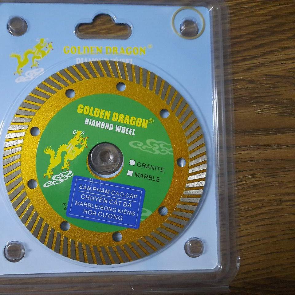 Lưỡi cắt đa năng kích thước 125, chuyên cắt đá hoa cương, granite, marble, xẻ gạch ốp lát combo 5 viên