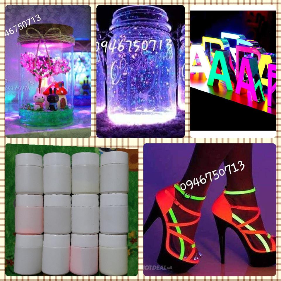 COMBO 7 LỌ BỘT DẠ QUANG( KÈM TẶNG SƠN PHA)