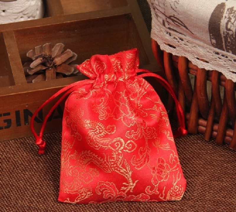 [HCM]Combo 3 túi gấm đỏ phong thủy