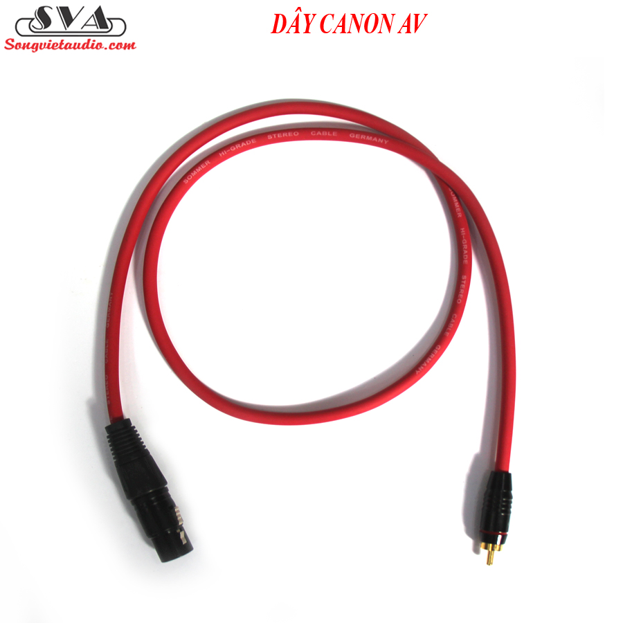Dây canon - av - dây cáp âm thanh - dây jack canon cái ra hoa sen loại đẹp