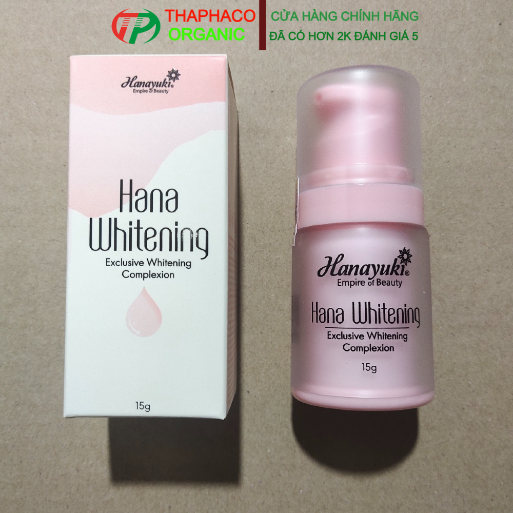 Hana Whitening Mini 15gr - Serum Dưỡng Trắng Da Hanayuki Hana Whitening Mini