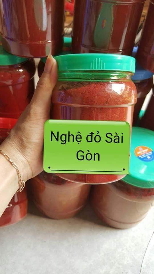 Nghệ đỏ sài gòn lọ 500g