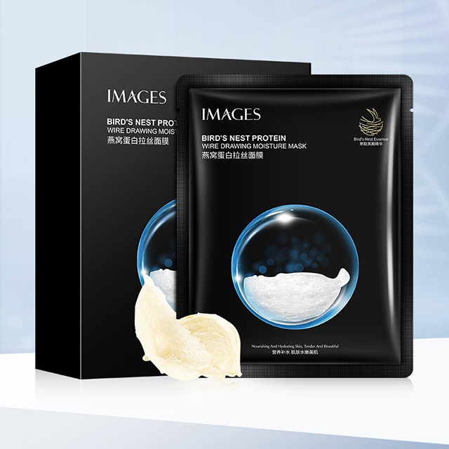 [GIẢM 5% ĐƠN 129K][HCM]Mặt Nạ Tổ Yến Images BirdS Nest Protein Moisture Mask Cấp Ẩm Làm Căng Bóng Da