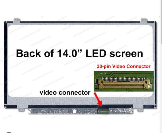 Màn hình laptop 14 Led mỏng 30 pin