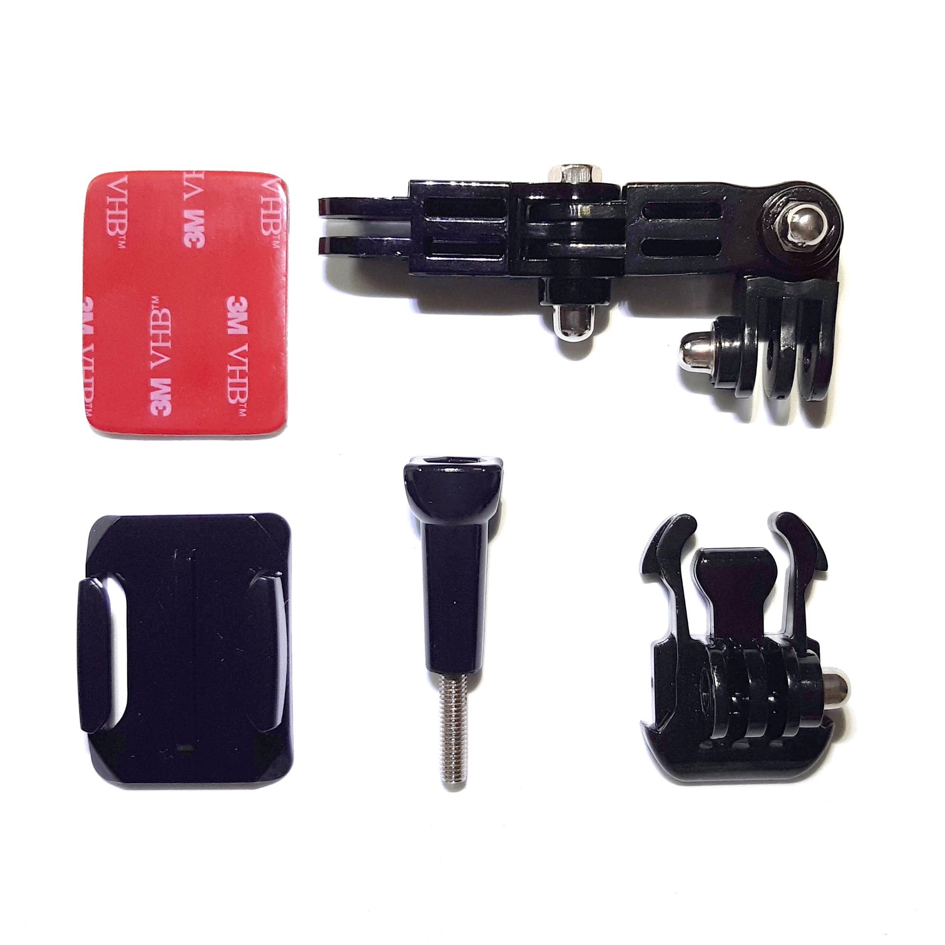 Bộ phụ kiện gắn cằm mũ bảo hiểm Fullface cho máy quay hành động GoPro, Sjcam, Yi Action, Osmo Action