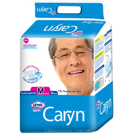 Tã dán caryn siêu thấm m10 / m20 / m40