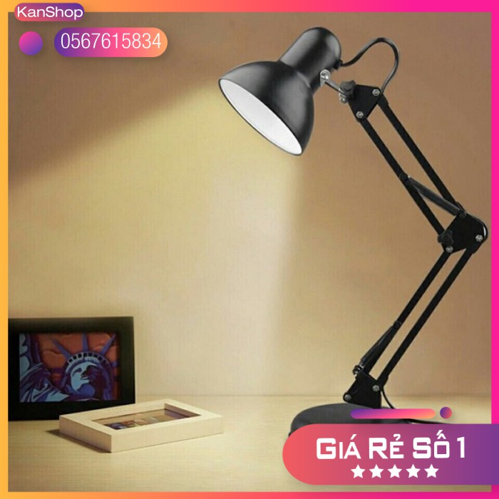 Đèn để bàn, đèn học chống cận pixar kẹp bàn, để bàn 2in1 xoay 360 kèm kẹp bàn amalife cao cấp