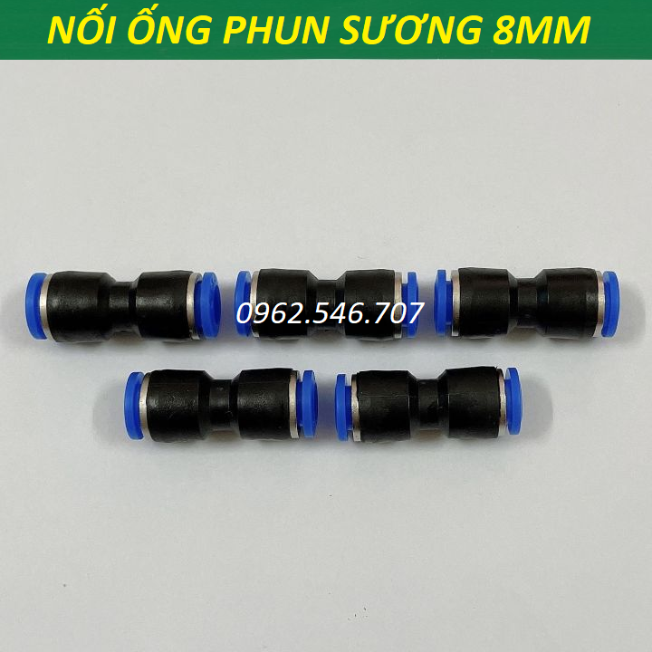 Nối thẳng ống phun sương 8mm trong hệ thống phun sương - nối ống phun sương 8mm