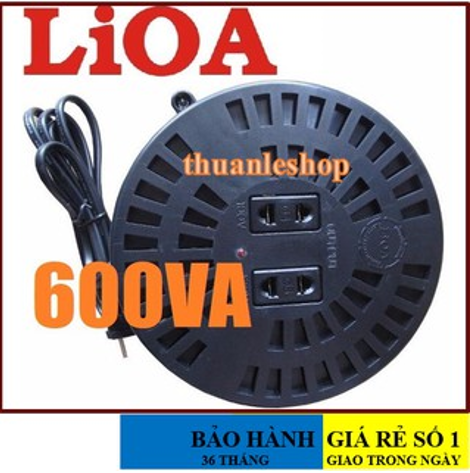 Biến áp tự ngẫu lioa 600va dn006-bộ đổi nguồn lioa 600va từ 220v sang 100v/120v máy nhật-mỹ