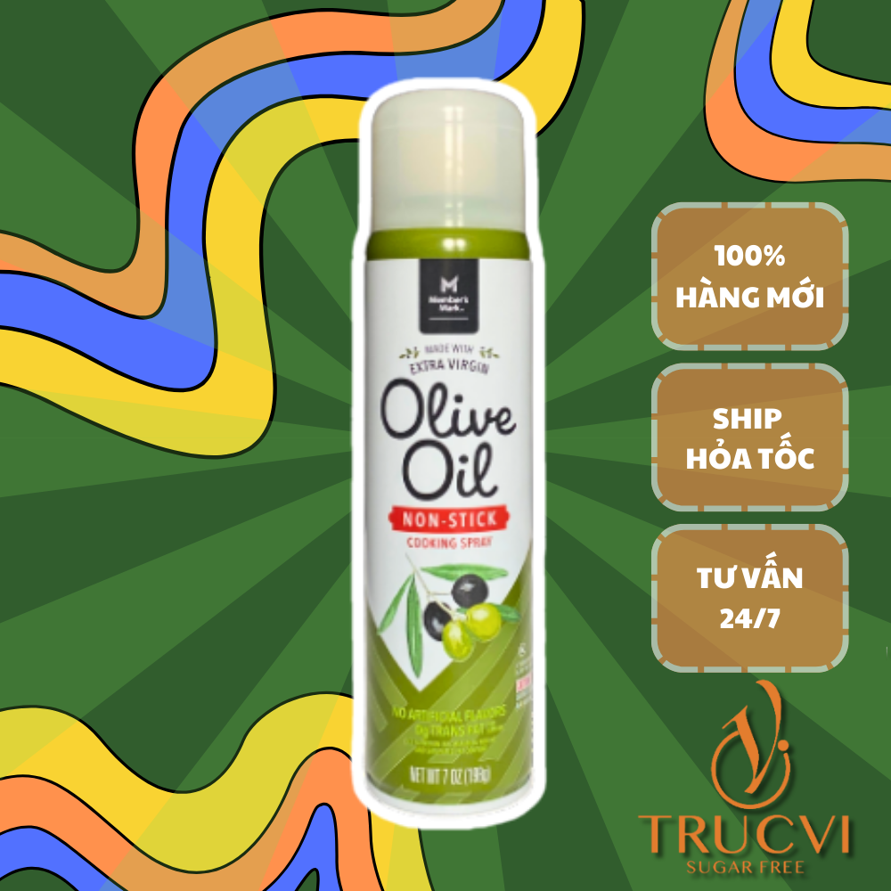 Dầu Olive Extra Vigin Members Mark dạng xịt 0 calo