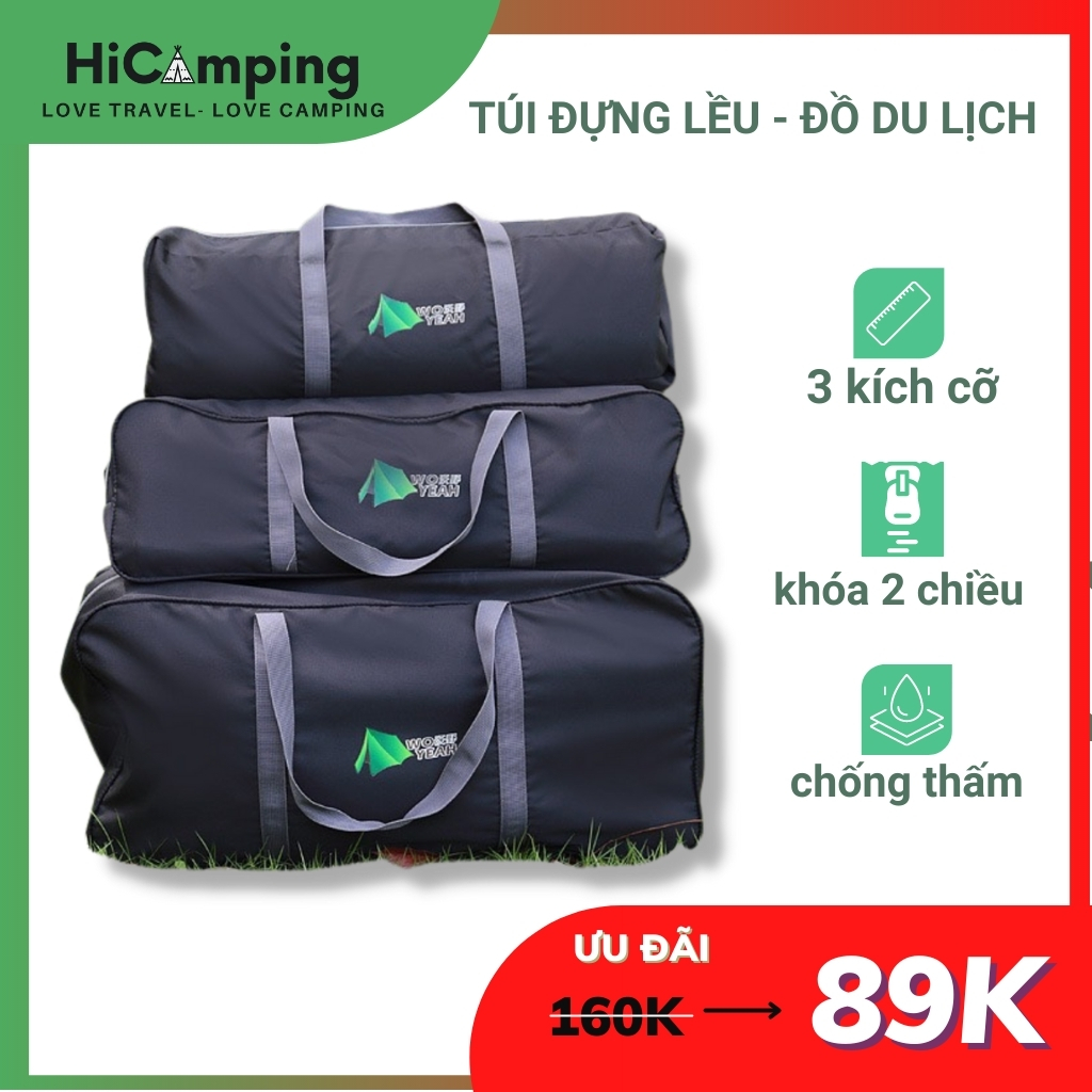 [VẢI LOẠI I - 300D] TÚI ĐỰNG LỀU CẮM TRẠI-TÚI ĐỰNG ĐỒ DU LỊCH / TĂNG/ NỆM/ CÂY CHỐNG TĂNG - 3 KÍCH CỠ S,M,L