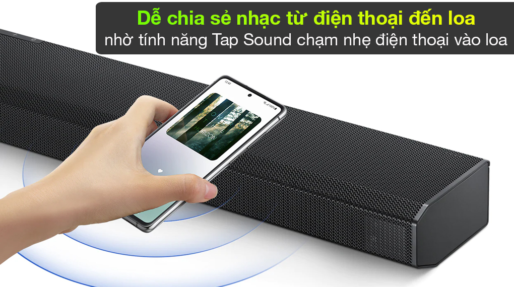Loa thanh soundbar samsung 3.1.2ch hw-q700a mới 2021, chia sẻ nhạc từ điện