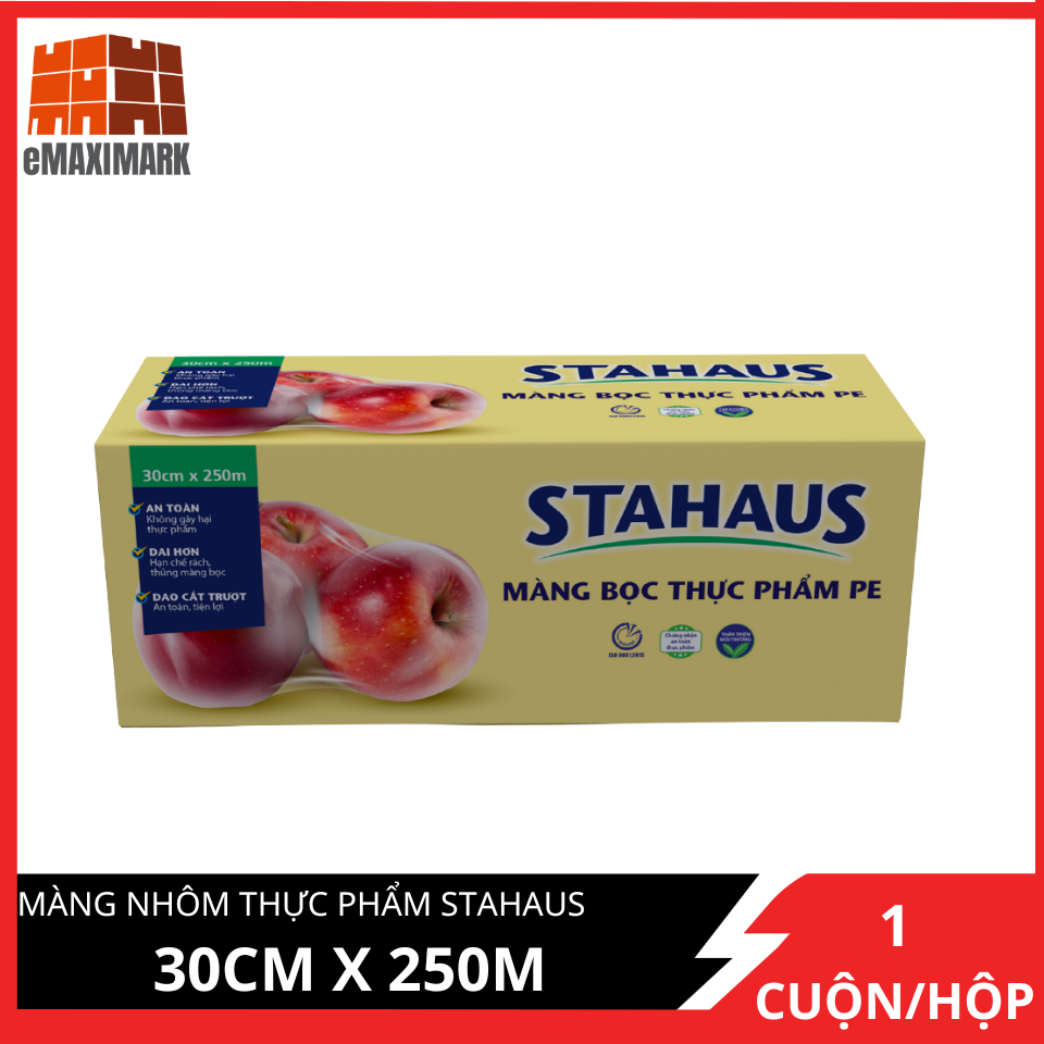 Màng bọc thực phẩm pe stahaus 30cm x 250m