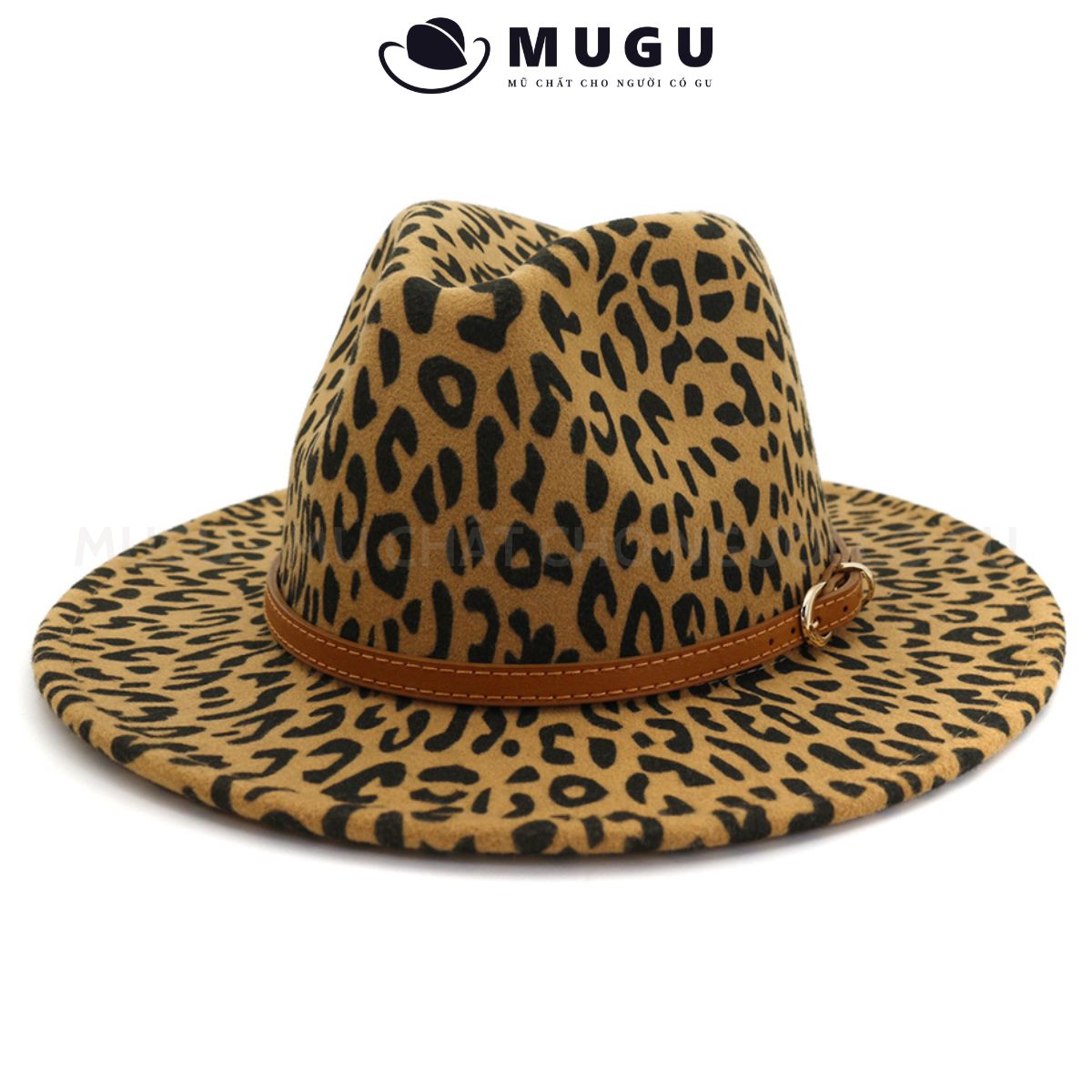 Mũ Phớt Nam Cổ Điển FN03 - Mũ Fedora Vành Rộng Phong Cách Cổ Điển và Họa Tiết Vintage | MUGU