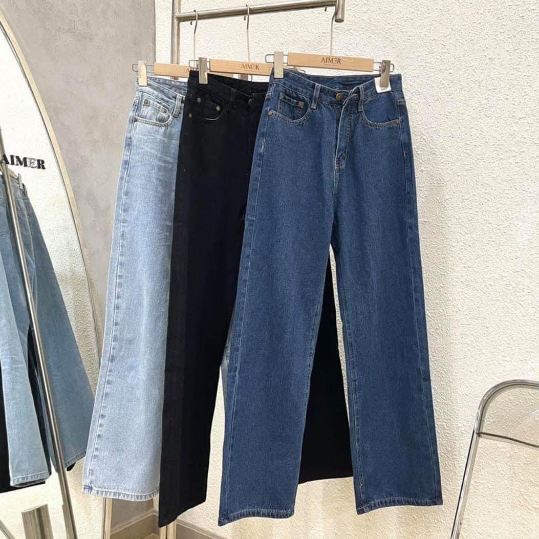 Quần jean dài hight culotes