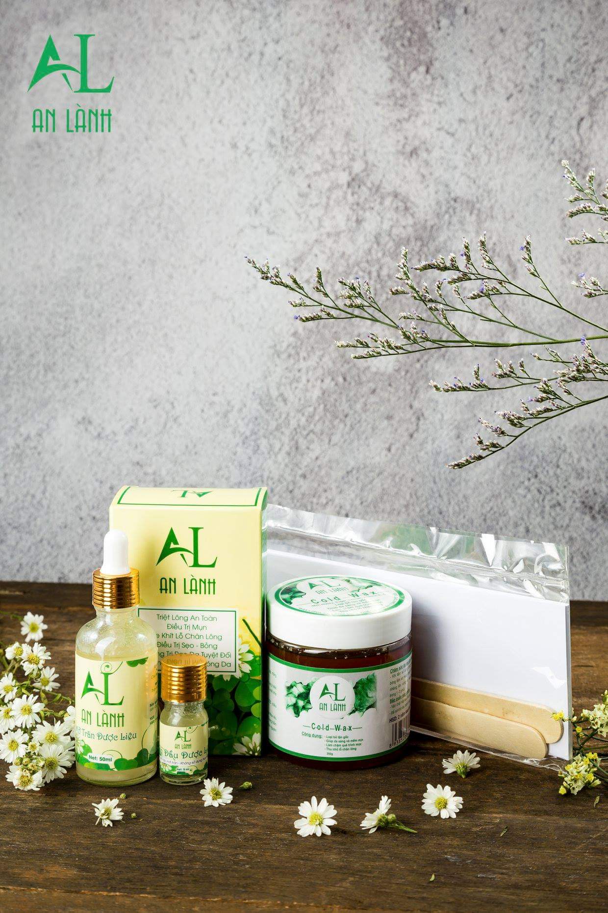 Combo WAX LẠNH + MỠ TRĂN AN LÀNH hỗ trợ triệt lông , dưỡng da.