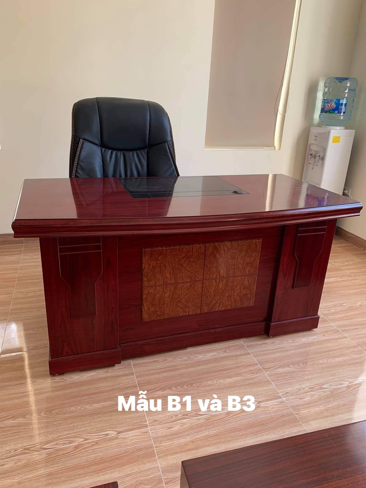 Bàn giám đốc GD1680 không hộc da báo