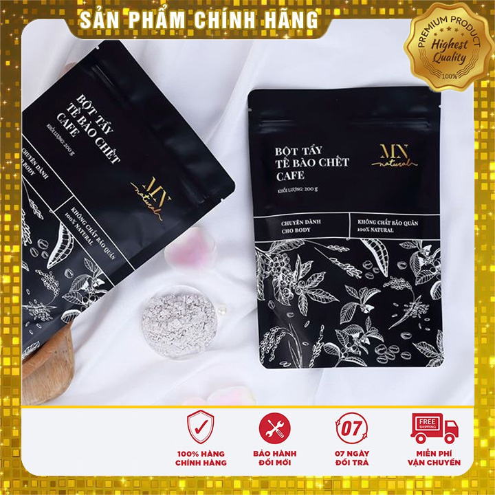 [CHÍNH HÃNG] BỘT TẨY TẾ BÀO CHẾT CAFE MN NATURAL