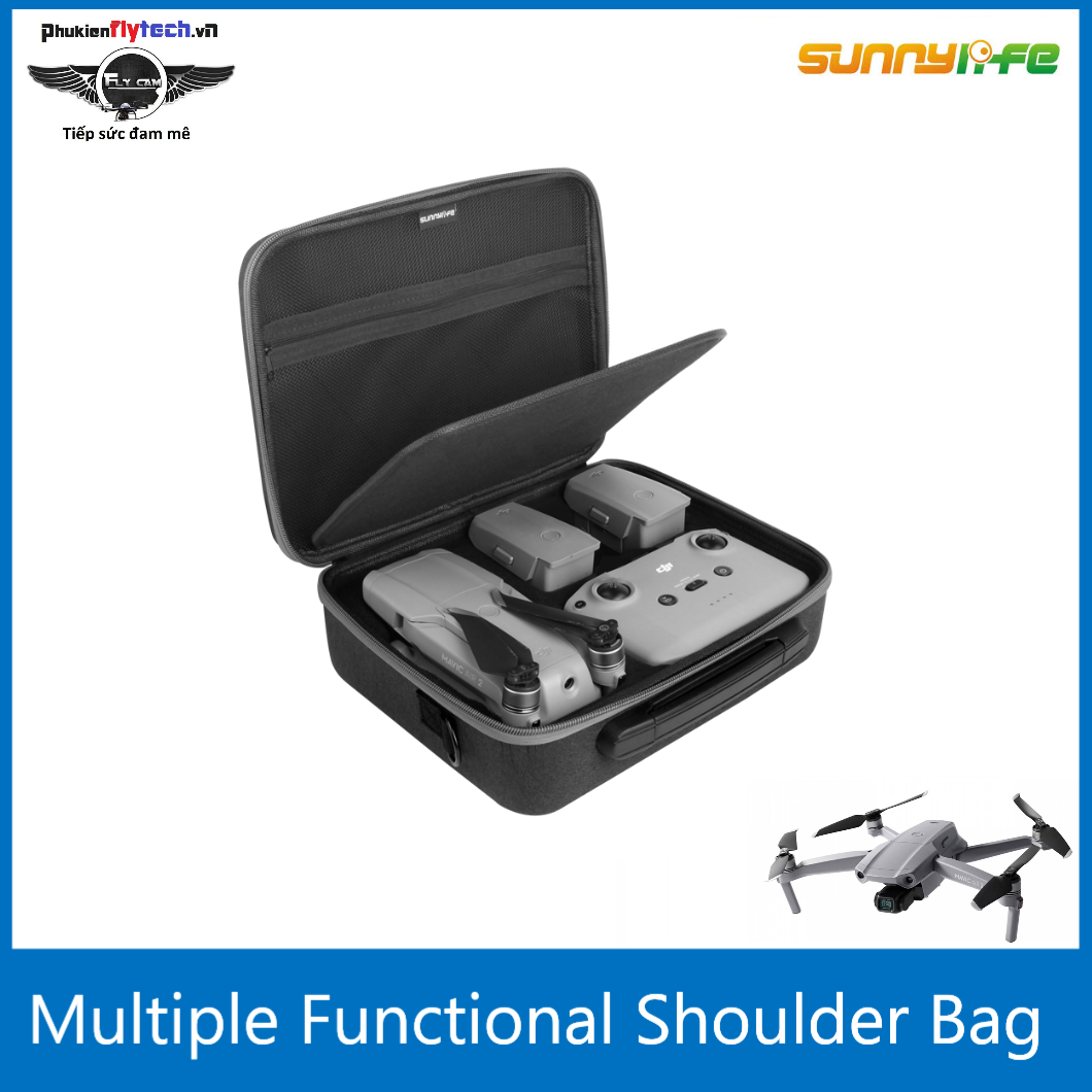 Vali Mavic Air 2 – Hàng chính hãng Sunnylife - Chất lượng cao cấp - Chuyên nghiệp - Chứa đựng đầy đủ phụ kiện - Nhỏ gọn tiện lợi dễ dàng mang theo