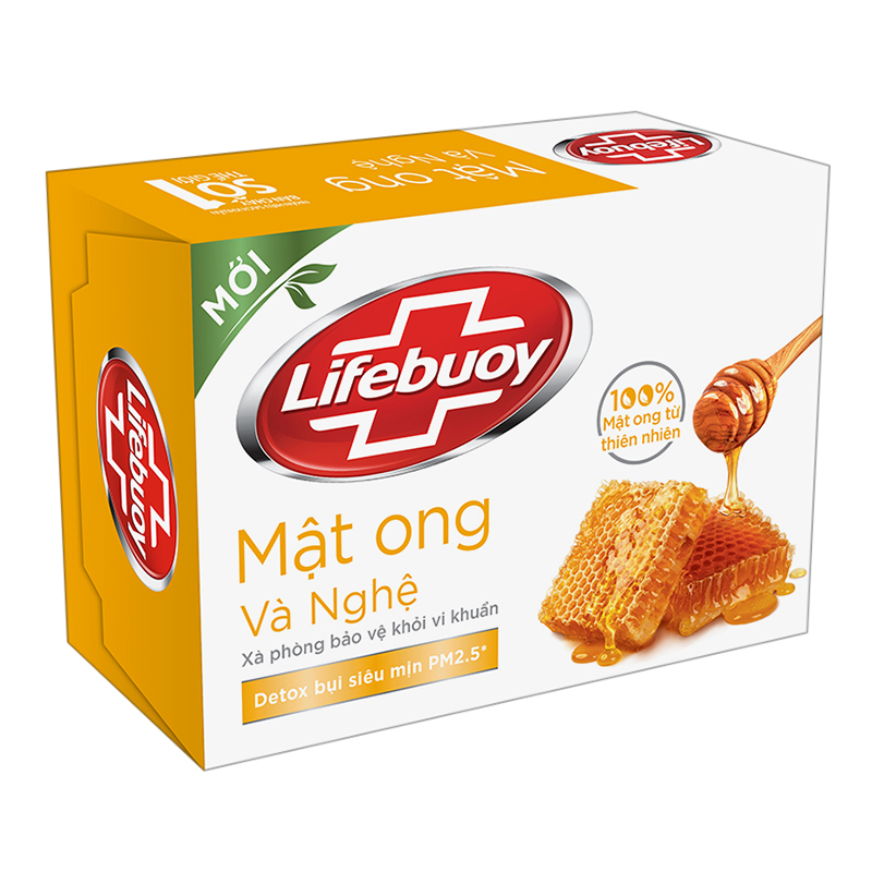 Xà Bông Cục Diệt Khuẩn Lifebuoy Mật Ong Và Nghệ (90g)